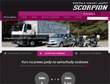 Tablet Screenshot of njscorpion.pl